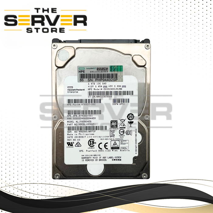 Toshiba 2.4TB SAS 12G 10K SFF 2.5" HDD AL15SEB Series HDEBL10CGA51 AL15SEB24EQ