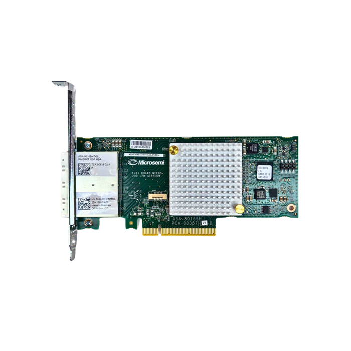 Dell ASA-80165H Quad-Port SAS 12Gb/s Host Bus Adapter HBA Controller Card (HHJD7)