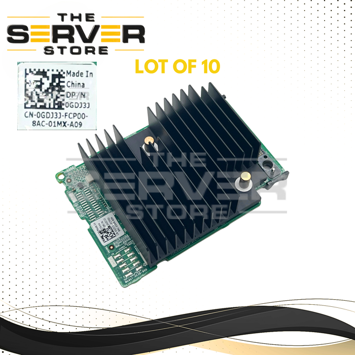 (LOT OF 10) Dell PERC H330 Mini Monolithic 12Gb/s SAS / 6Gb/s SATA Raid Controller HBA 0GDJ3J GDJ3J