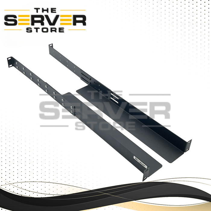 Gruber Rack Mount Adjustable Rails Black (19"x 23"x 30") 34-102100