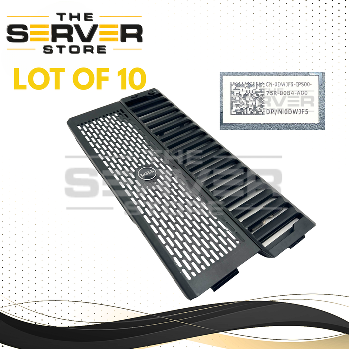 (LOT OF 10) Dell Front Security Bezel Faceplate Assembly for PowerEdge VRTX Enclosure 0DWJF5 DWJF5