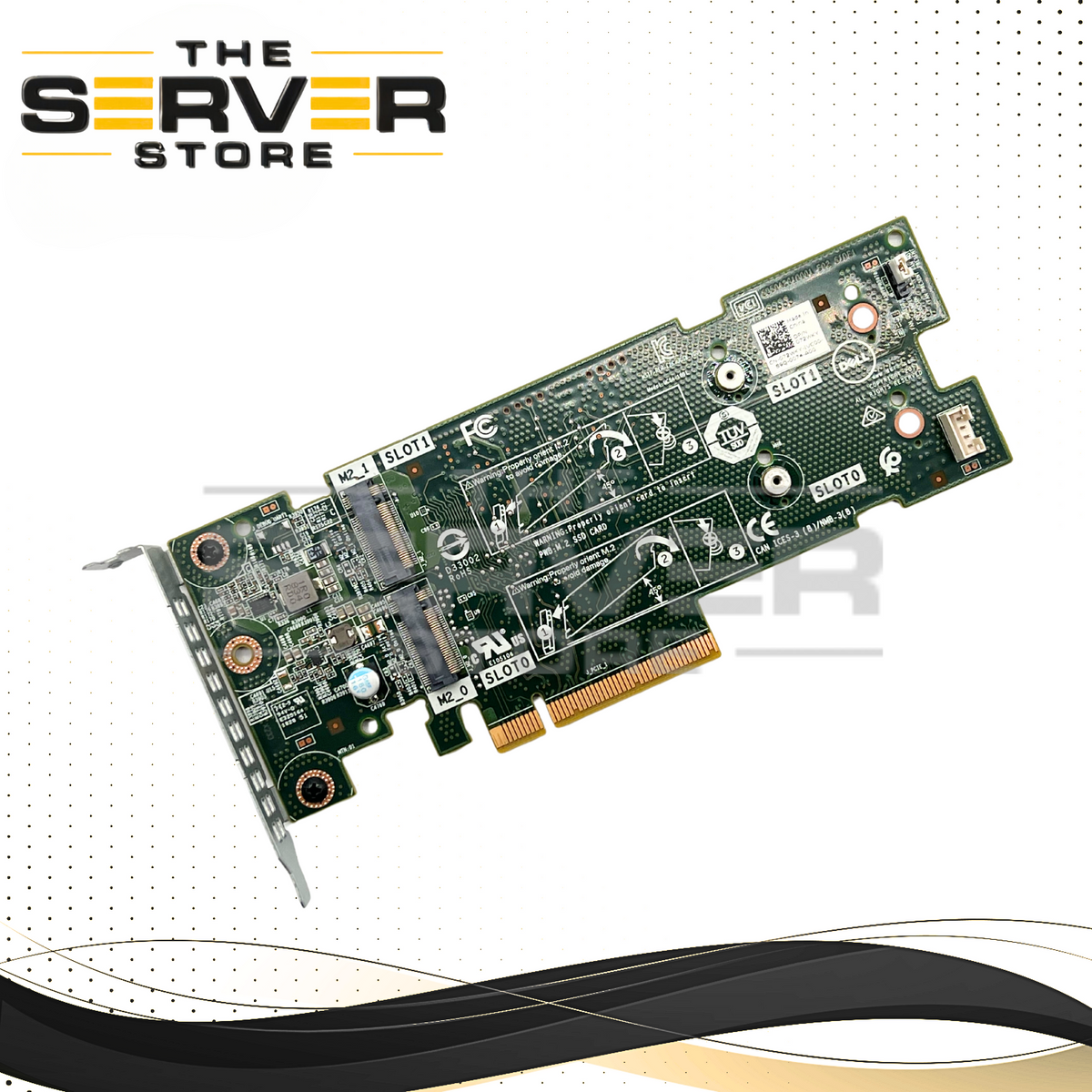 Dell BOSS-S1 M.2 SSD PCIe Controller Card – 2 Slots, Low Profile Bracket, Tested (Used)