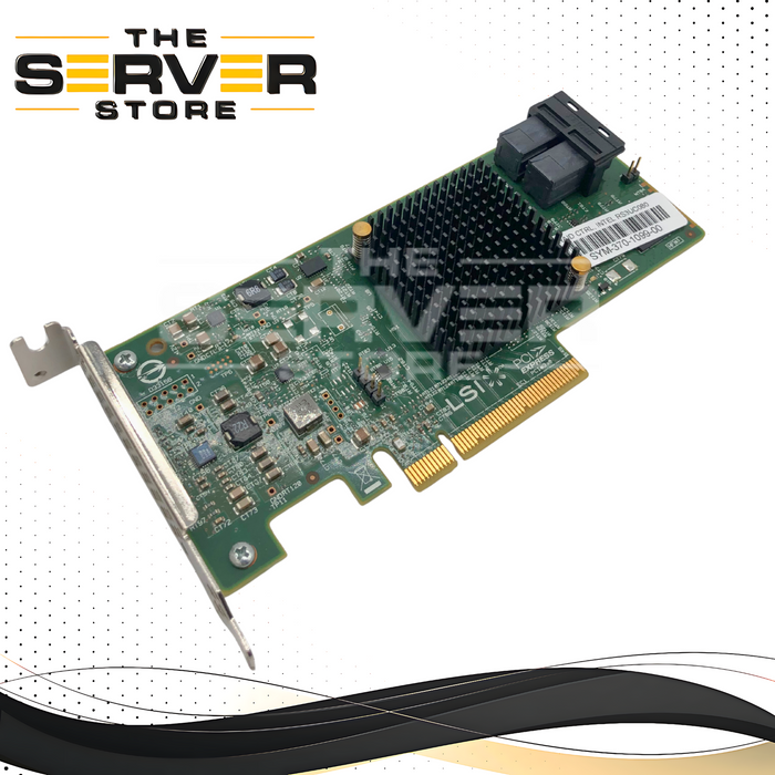 Intel Integrated RAID Module RS3UC080. 8-Port Internal 12Gb/s SAS/SATA RAID Controller. LSI SAS3008. Low Profile. P/N: 03-25609-00C.