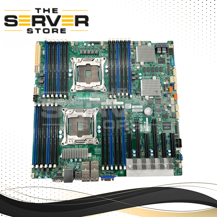 Supermicro Motherboard Dual Socket R3 LGA2011-3 EE-ATX 10GbE LAN SAS3 X10DRC-T4+