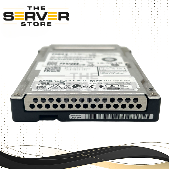Dell EMC 15.36TB NVMe U.3 PCIe Gen 4.0 x4 RI SFF 2.5" SED SSD Kioxia CM6-R Series KCM6FRUL15T3 0J6F35 J6F35