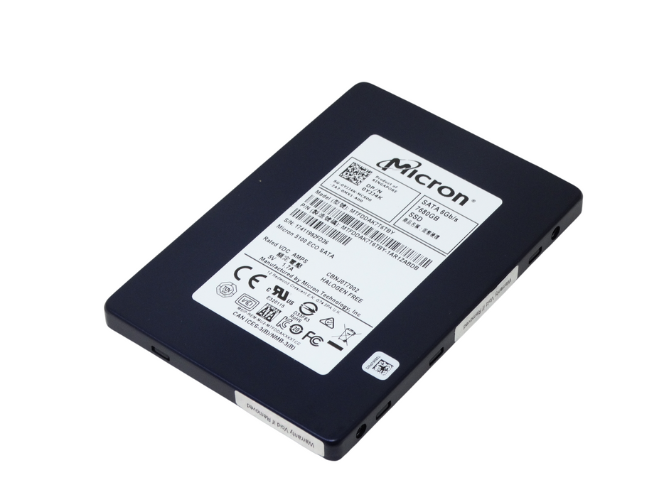 Dell/Micron 7.68TB SATA  6Gbps 2.5" SSD Solid state Drive (YJJ4K)