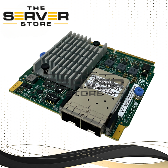 Supermicro Dual-port 25GbE With 2 SFP28 Ports Based on Intel Network Card NIC (AOC-M25G-i2SM-GT009)