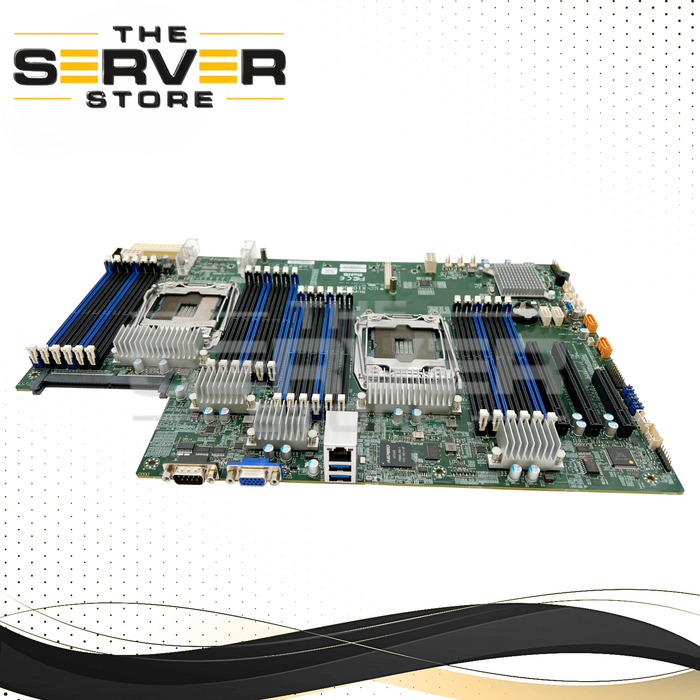 Supermicro Motherboard Dual Intel Xeon E5-2600 v3/v4 C612 LGA2011-3 24x DDR4 DIMM 2U/4U SuperStorage X10DSC+