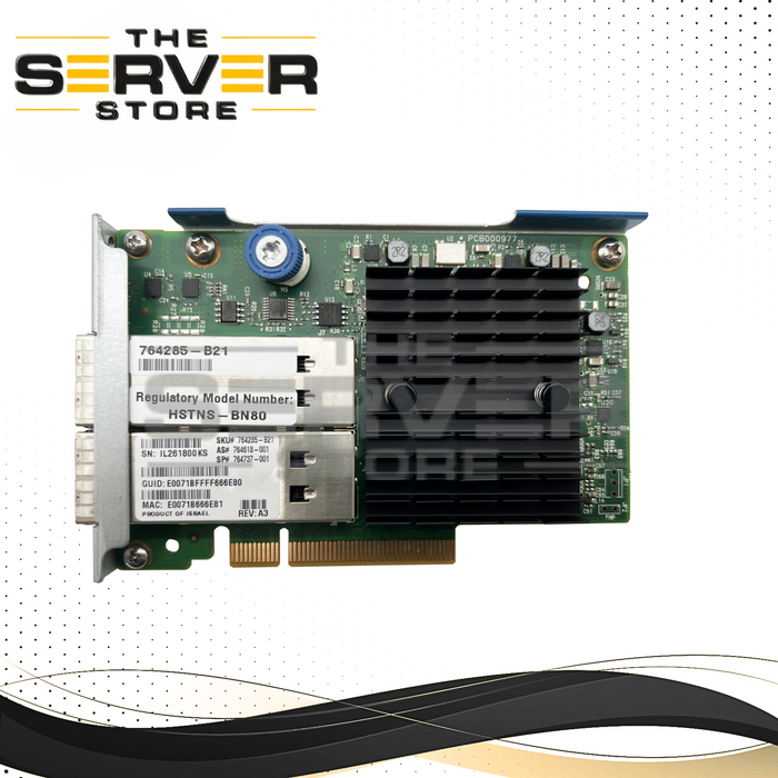 HPE InfiniBand FDR/Ethernet 10Gb/40Gb 2-PORT 544+FLR-QSFP Adapter 764737-001