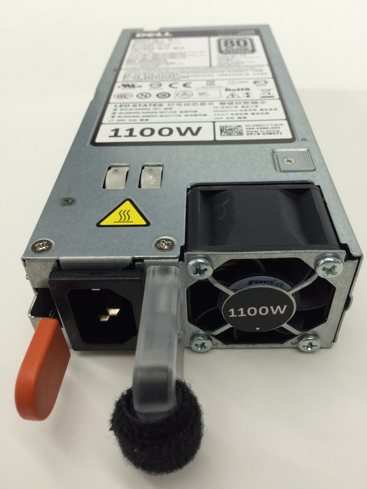 Dell PowerEdge R520 R620 R720 R720XD R820 T620 1100W Power Supply 038GYJ 38GYJ