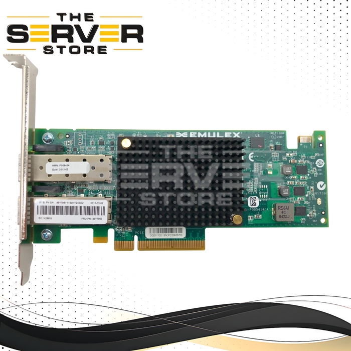 IBM Emulex Dual-Port 10GbE SFP+ Virtual Fabric Adapter III for System x Servers. P/N: P005630-05B Rev. A, P005414-02B Rev. A, 49Y7952.