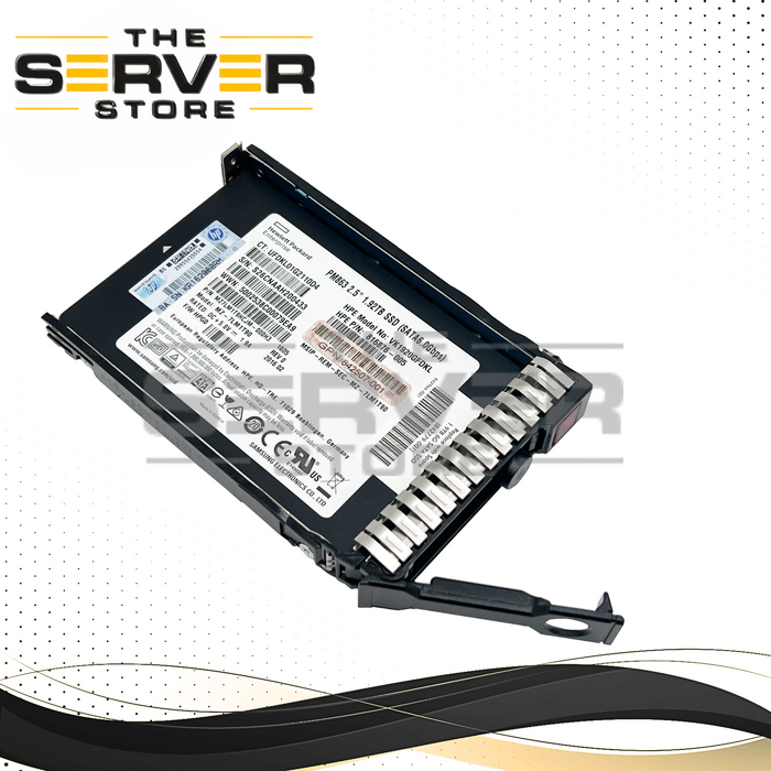 HPE 1.92TB SATA 6G RI SFF SC 2.5" SSD PM863 817085-001 816919-B21 (100% Health)