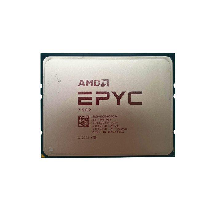 AMD EPYC 7502 32 Cores Socket SP3 Base Clock 2.5GHz Processor AMD EPYC 7002 Series (100-000000054-DELL)