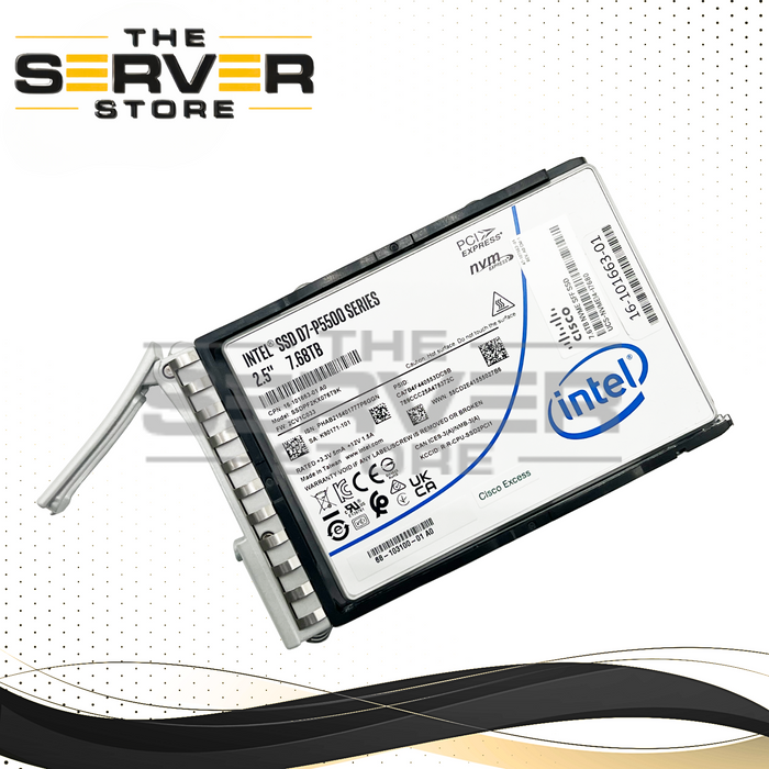 Cisco 7.68TB U.2 NVME High Performance Medium Endurance SSD Intel P5500 UCS-NVMEI4-I7680