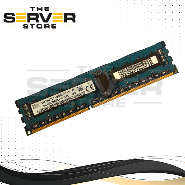 Hynix 8GB 2Rx8 DDR3-1600 PC3-12800R RDIMM ECC Registered Memory HMT41GR7MFR8C-PB