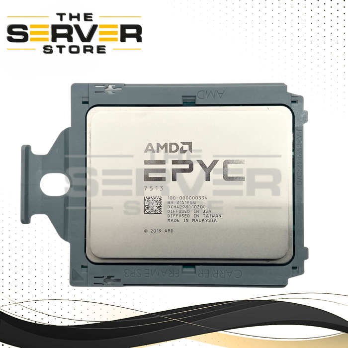 (UNLOCKED) AMD EPYC 7513 2.60GHz 32 Core 128MB 200W Socket SP3 CPU 100-000000334