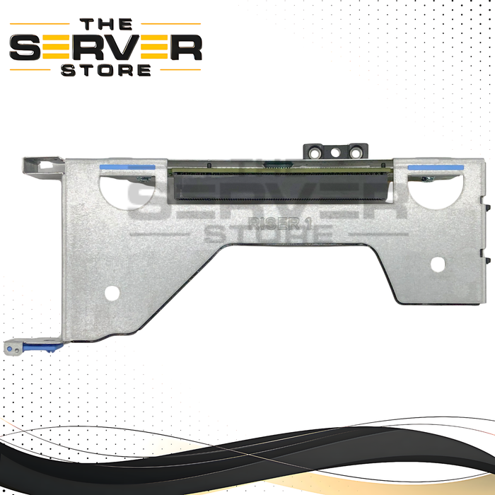 Dell EMC PowerEdge R440 / R540 Chassis Riser 1 Card, Half-Height (HH) PCIe Gen3 x16 Slot, With Metal Cage. P/N: RHWXM, 0RHWXM.