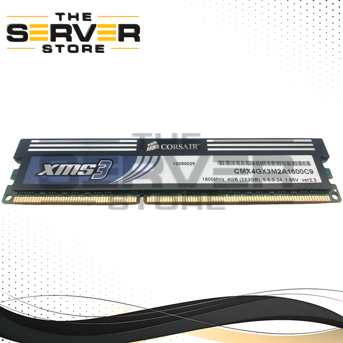 Corsair XMS3 2GB DDR3 1600MHz PC3-12800 CL9 Desktop RAM CMX4GX3M2A1600C9