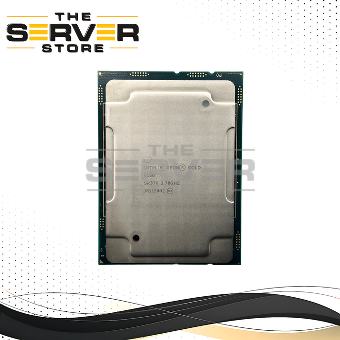 Intel Xeon Gold 6150 2.70GHz 18 Core 24.75MB 165W FCLGA3647 CPU CD8067303328000 SR37K