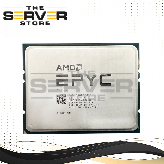 (Dell Locked) AMD EPYC 7282 2.8GHz 16 Core 32MB 120W Socket SP3 CPU 100-000000078