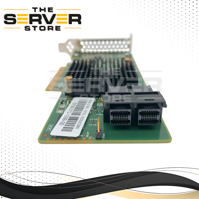 Intel Integrated RAID Module RS3UC080. 8-Port Internal 12Gb/s SAS/SATA RAID Controller. LSI SAS3008. Low Profile. P/N: 03-25609-00C.