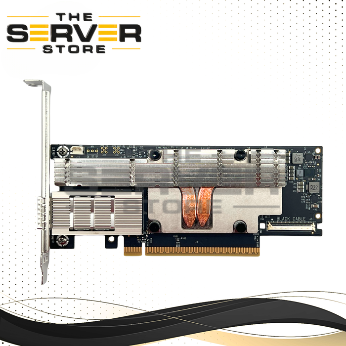 NVIDIA Mellanox ConnectX-7 CX715105A Single Port 400GbE QSFP112 / NDR InfiniBand PCIe Gen 5.0 x16 VPI Network Interface Card (NIC) MCX715105AS-WEAT