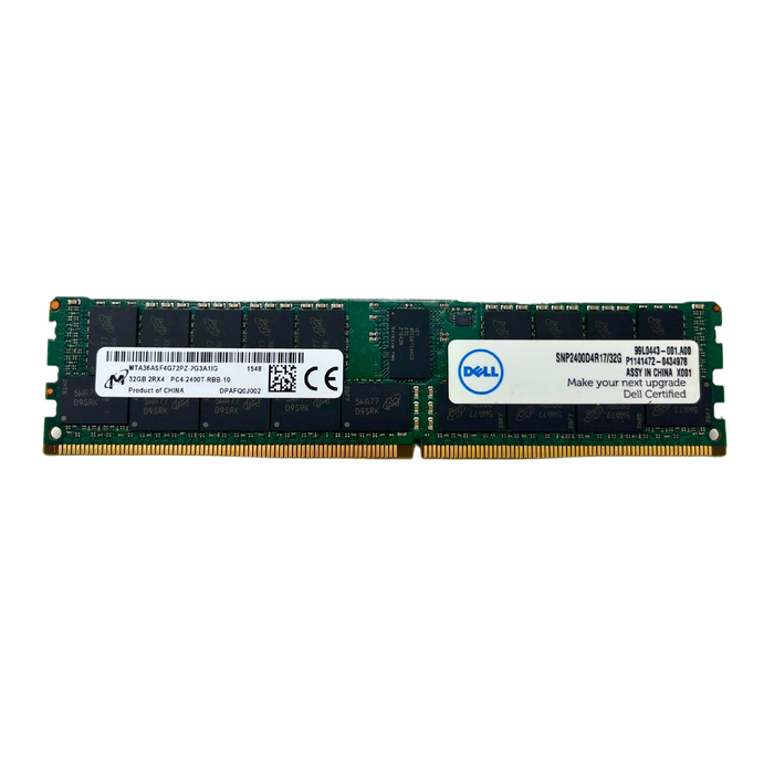 Dell 32GB 2Rx4 PC4-2400T DDR4 ECC REG Memory (MTA36ASF4G72PZ-2G3B1RG)