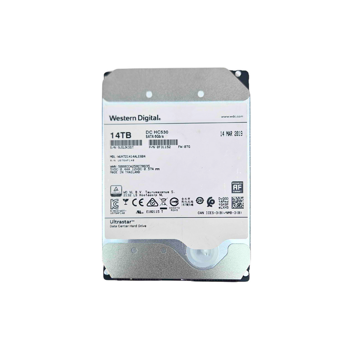 Ultrastar DC HC530 14TB SATA 6G 3.5" 7200RPM Enterprise HDD - WUH721414ALE604 (F31152)