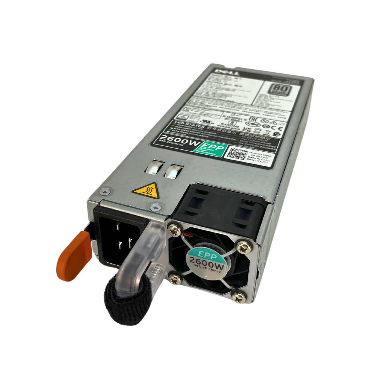 Dell 2600W EPP 80Plus Platinum Power Supply Unit (9YJ53) — The Server ...