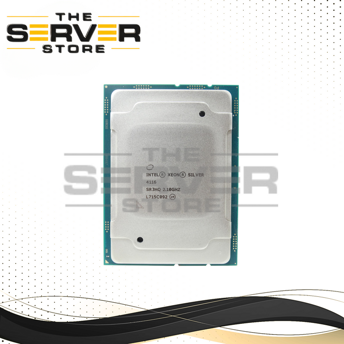 Intel Xeon Silver 4116 2.1GHz 12 Core 16.5MB 85W FCLGA3647 CPU CD8067303567200 SR3HQ