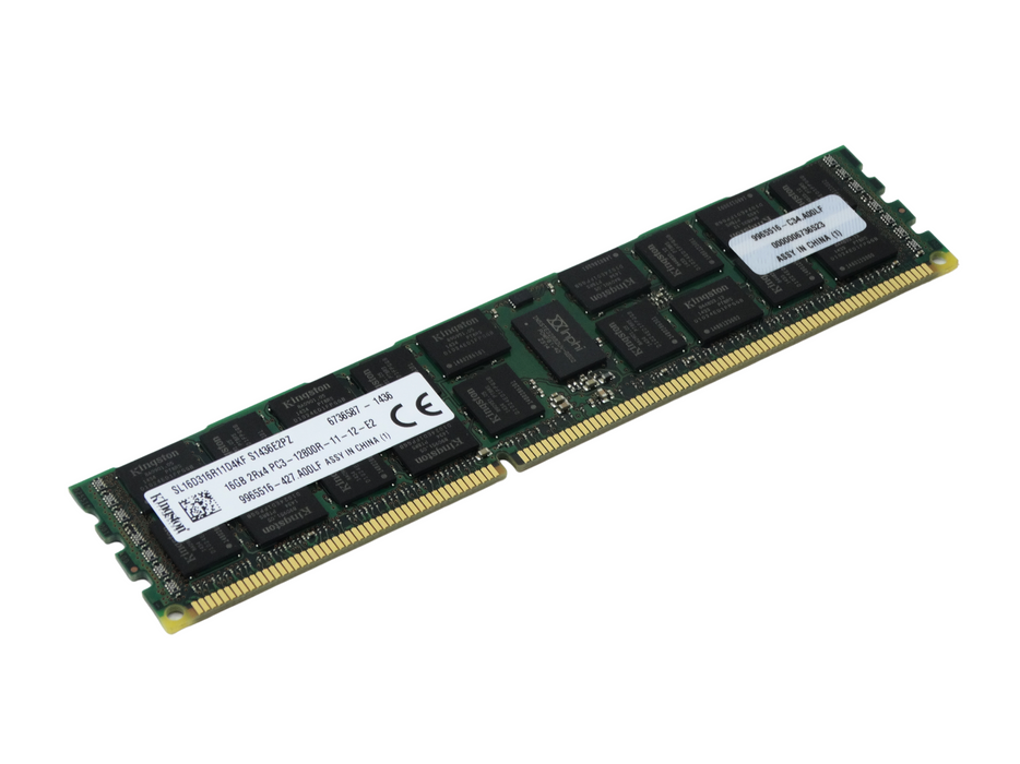 Kingston 16GB 2Rx4 PC3-12800R DDR3 ECC Registered Memory (KVR16R11D4-64-3RDPARTY)