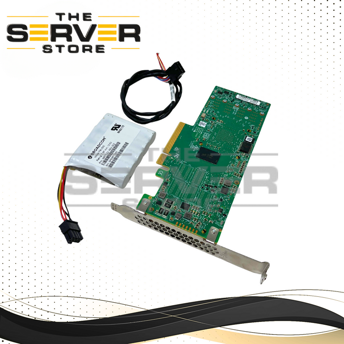 Broadcom MegaRAID 9461-16i Tri-Mode 12G SAS/NVMe RAID W/ Battery 03-50011-69001