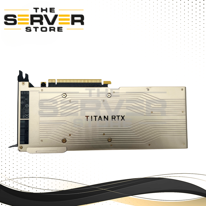 NVIDIA TITAN RTX 24GB GDDR6 PG150 4608 CUDA Cores AI Deep Learning Data Science Dual Fan Graphics Video Card 900-1G150-2500-000