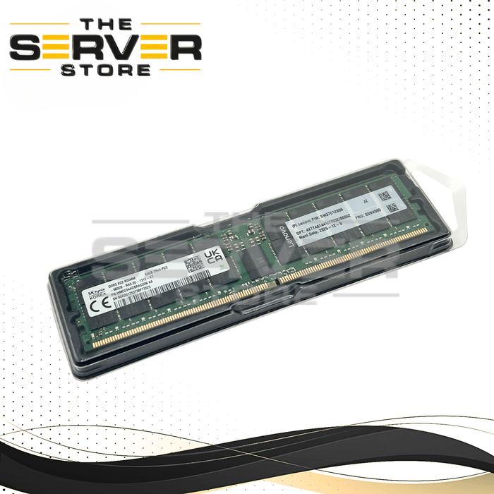 SK Hynix 64GB 2Rx4 DDR5-5600 PC5-44800 EC8/ECC Registered Memory HMCG94AGBRA632N Compatible with: 58F8N 058F8N 370-BBRN (3rd Party Compatible)