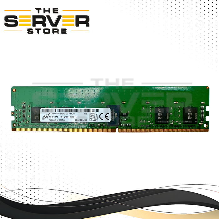 Micron 4GB 1Rx8 DDR4-2400T PC4-19200 ECC Reg. Memory MTA9ASF51272PZ-2G3B1QG