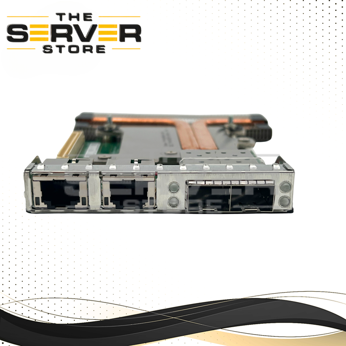 (LOT OF 100) Dell Quad Port (2x Intel X520 10Gb SFP+ i350 1Gb RJ45) Network Card 0C63DV C63DV