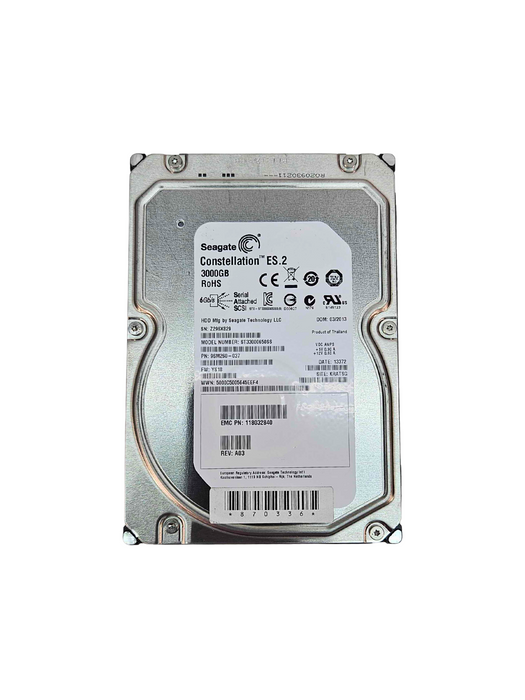 Seagate 3TB 7.2K 6Gbps SAS 3.5'' HDD Hard Drive (ST33000650SS)