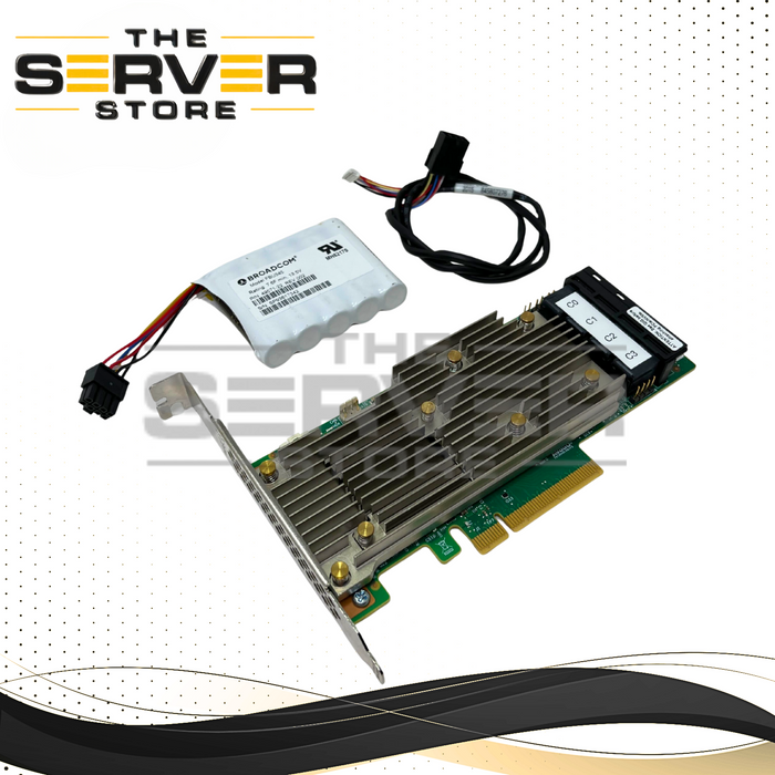 Broadcom MegaRAID 9461-16i Tri-Mode 12G SAS/NVMe RAID W/ Battery 03-50011-69001