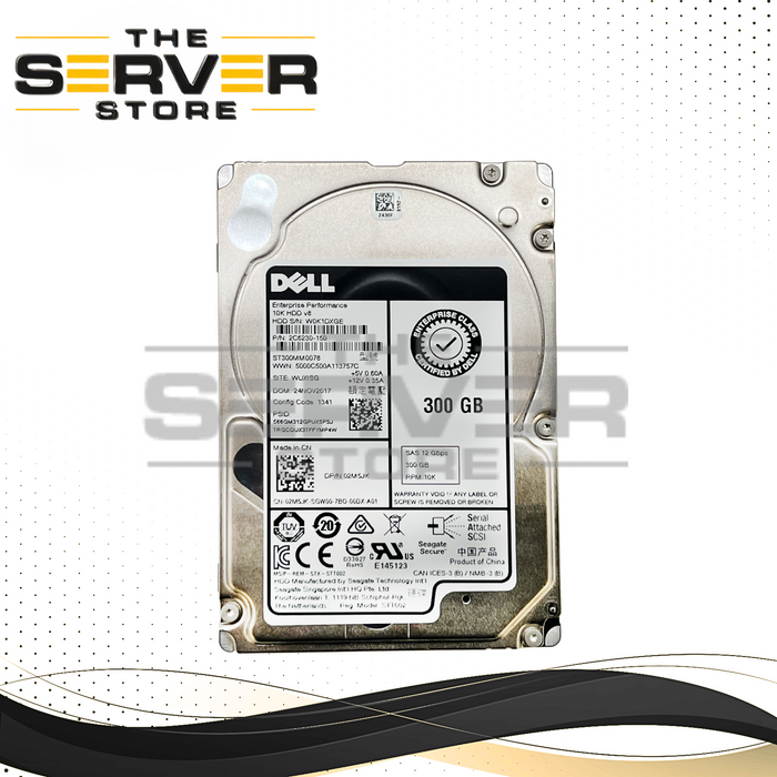Dell 300GB SAS 12G 10K 2.5" HDD (NO TRAY) Seagate STT002 ST300MM0078 2C6230-150