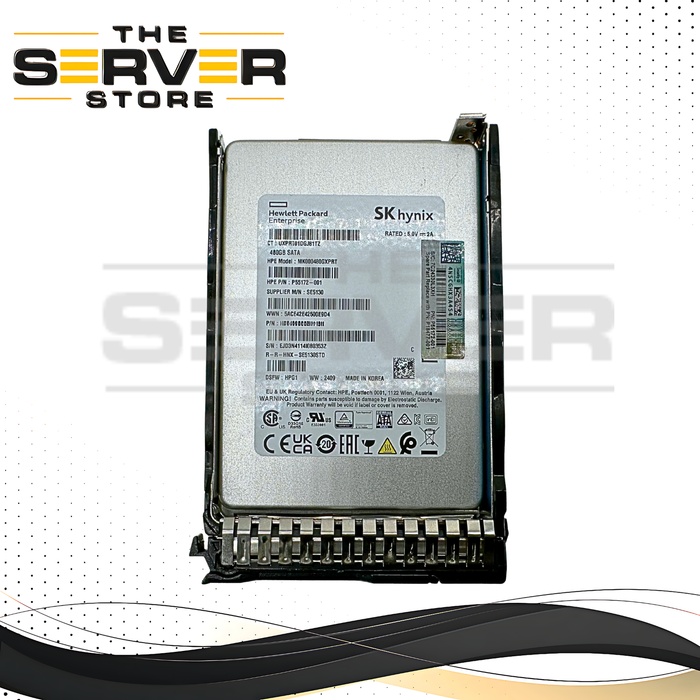 HPE 480GB SATA 6G MU SFF SC 2.5" SSD SK Hynix SE5130 for HPE ProLiant G8 G9 G10 P55172-001-HPE-SC-KIT