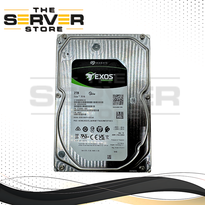 Seagate 2TB SAS 12G 7.2K RPM LFF 3.5" HDD ST2000NM001B 2TD200-003